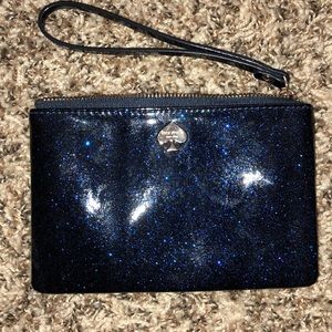 Kate Spade glitter clutch